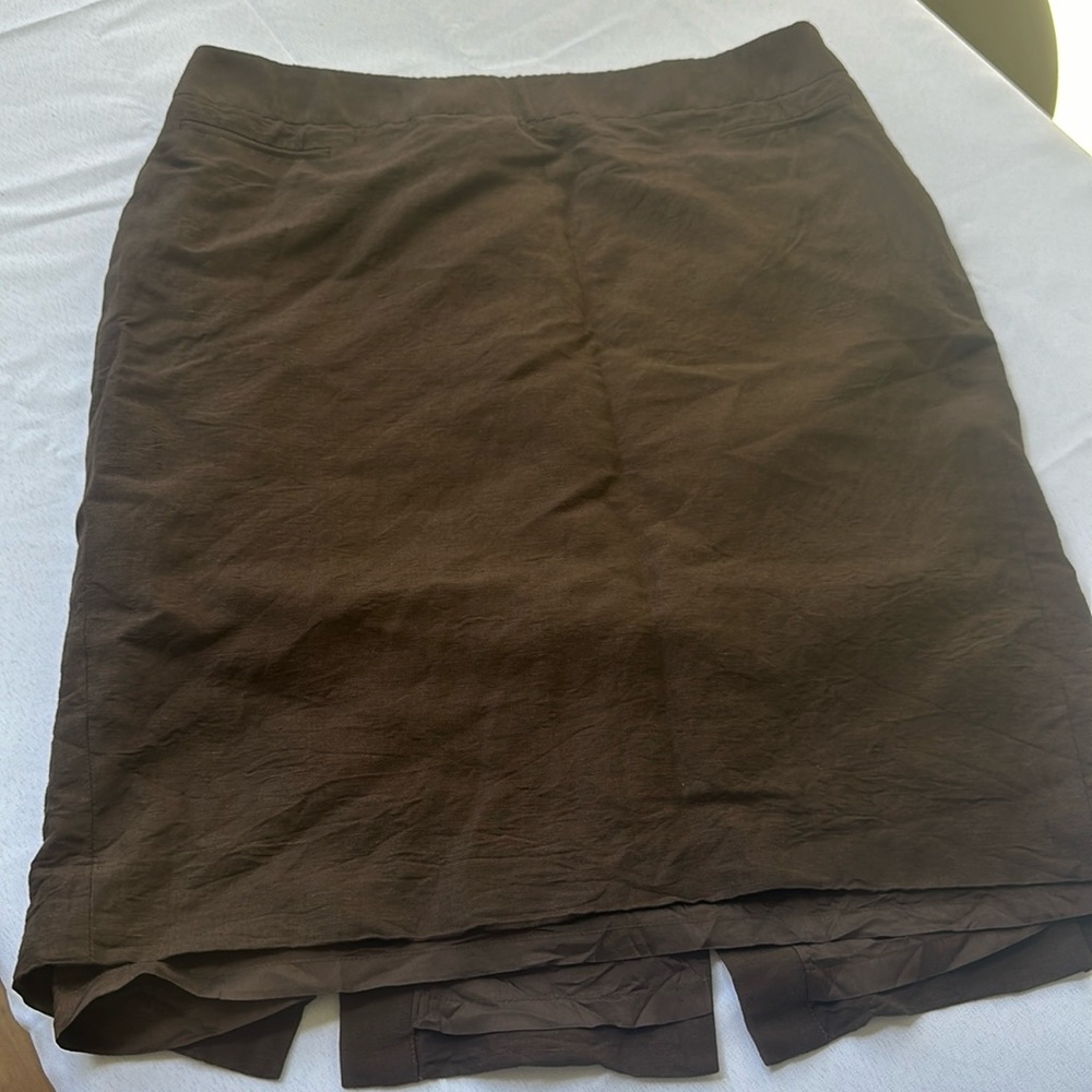Ann Taylor Loft Brown Skirt Size 8‎
